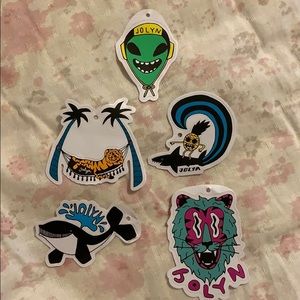 5 pack of Jolyn Stickers
